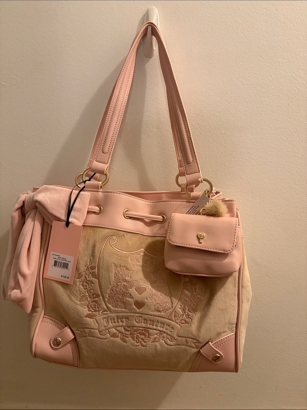 Juicy Couture Pink and Cream Daydreamer